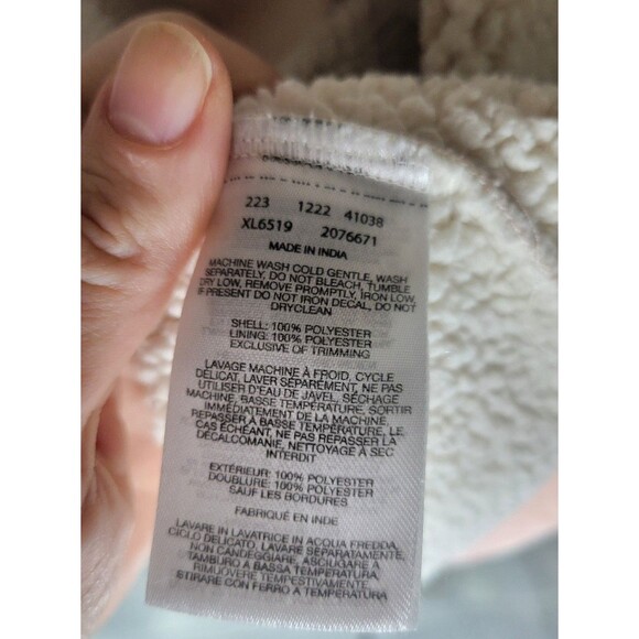 Columbia Women’s L Pink Colorblock Sherpa Lined Hooded Puffer Jacket - Picture 9 of 12